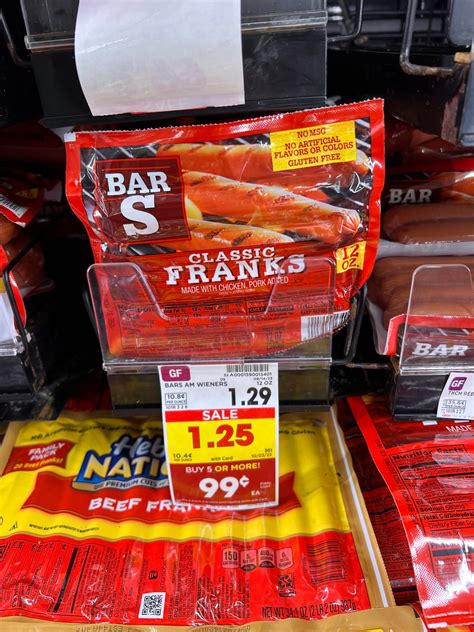 Bar S Hot Dogs as low as 99¢! - Kroger Krazy