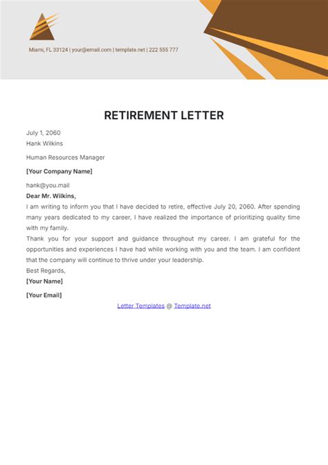Retirement Email Template Retirement Planning Newsletter Templates