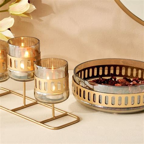 Buy Leon Otto Glass Multi T-Light Holder from Home Centre at just INR ...