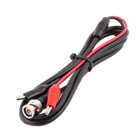Generic 1.5M Coaxial Cable Copper BNC Q9 Male to 2 Alligator Clip ...