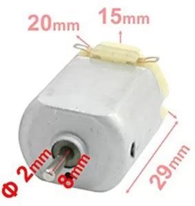 SSV CARE Small Electric DC Motor 6~9V, High-Speed, For RC Toys And Cars ...