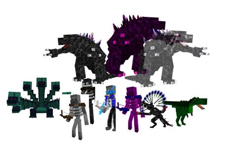 Minecraft mods mobs showcase by nahnadowwww on DeviantArt