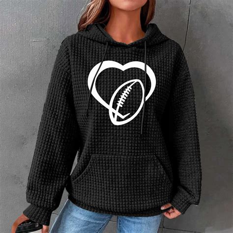 Hoodie-Women-s-Square-Grid-Knit-Hoodie-Women-Game-Day-Sweatshirts ...