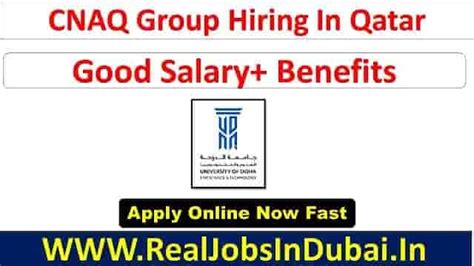 CNAQ Careers Jobs Opportunities In Qatar - 2024