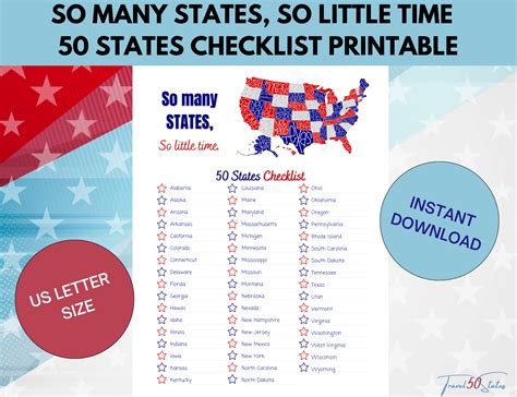 Free Printable List Of 50 States printable list of 50 states