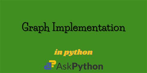 Python Implementing Graphs 的图像结果