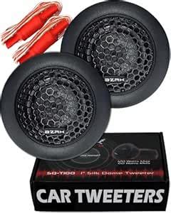 Component Tweeters by BZRK Audio 1" Silk Dome 100 watts - Flush or ...