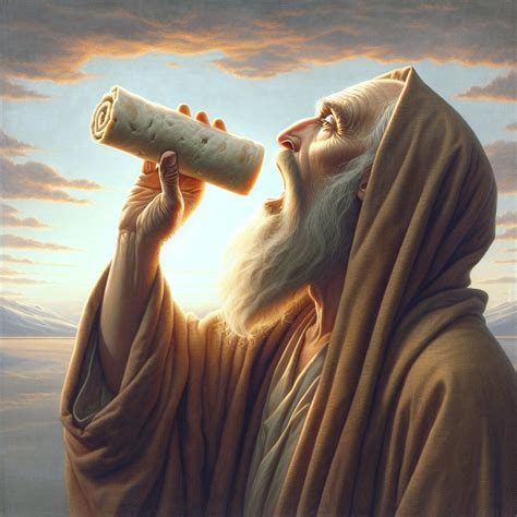 What does Ezekiel 3:2 mean? | Bible Art