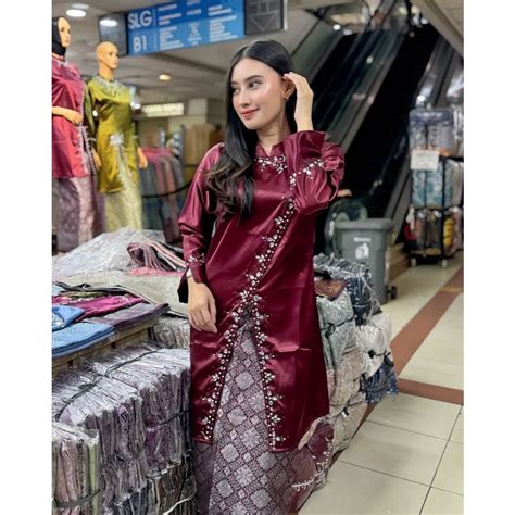 Dhei Store Kebaya Tops / Modern Pearl Sequin Kiki Kebaya Set Malay / Kebaya Janggan Graduation ...