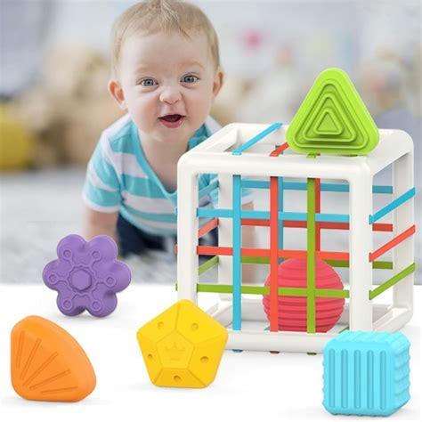 Buy SANISHTH Toys for 1 Year Old, Shape Sorter Baby Toys, Developmental ...