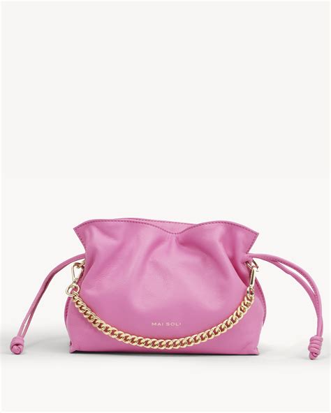 Ariel Bucket Bag - Pink – Mai Soli