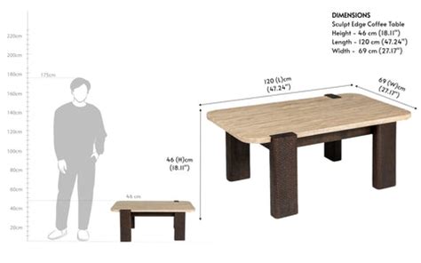 Sculpt Edge Marble Top Coffee Table | Acacia Wood, Walnut Finish