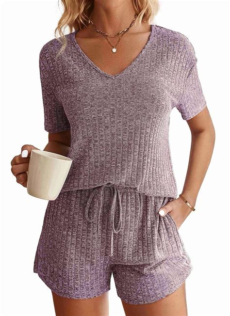 Fantaslook Women's Summer Matching Pajama Set - Fashion Night Sleep ...