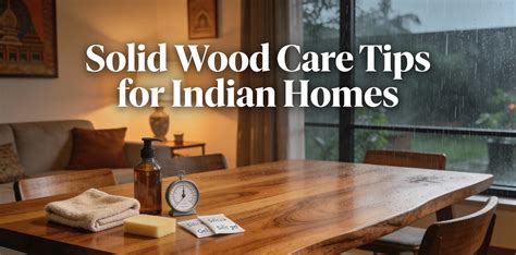 How To Maintain Wooden Furniture in Humid Climate | Solid Wood Care ...