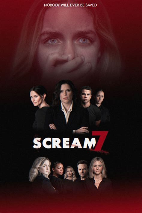 SCREAM 7 poster | Filmes de terror, Pôsteres de filmes, Posters de filmes