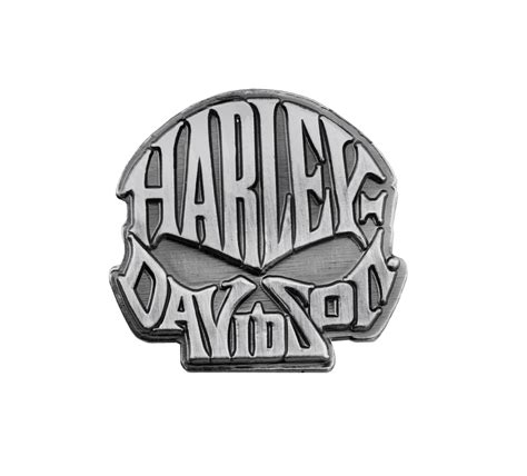Skull Text Pin | Harley-Davidson IN