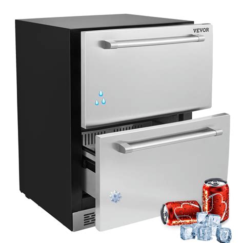 Buy 24 inch Undercounter Refrigerator, 2 Drawer Refrigerator with ...
