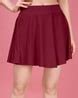 Buy Maroon Skirts for Women by TRENDMALLS Online | Ajio.com