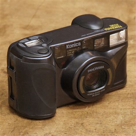 2506FC1 Konica Hi-PRECISION ZOOM AF COMPACT コンパクトフィルムカメラ 中古 電池付き ...