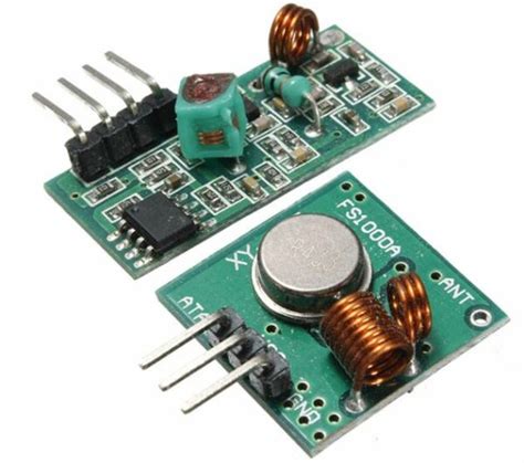 Image result for Arduino 433 Transmitter and Receiver Module