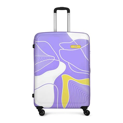 Buy Skybags Purple Printed Polypropylene Trolley Bag Online