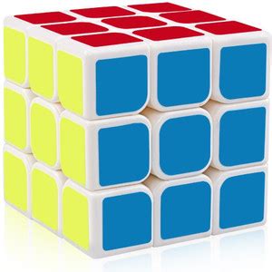 EMOB 3x3 Stickers Highspeed Magic cube With White Base - 3x3 Stickers ...