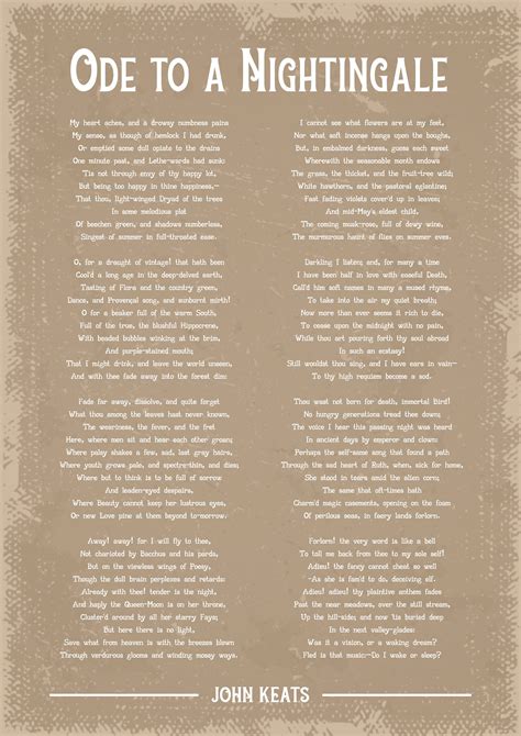 Ode Of Nightingale