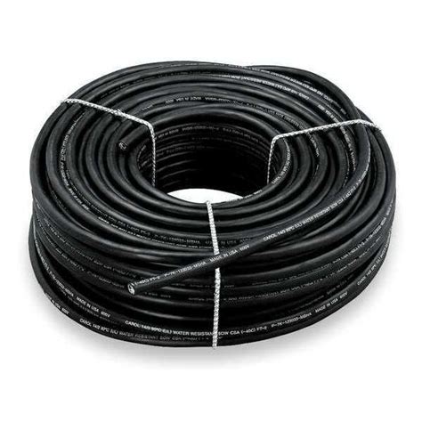 Carol Portable Cord, SOOW, 14 AWG, 4 C, Black, EPDM Rubber, Stranded ...