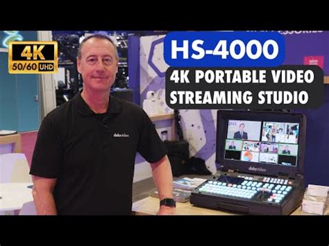 HS-4000 4K 8-Channel Portable Video Streaming Studio | Datavideo ...