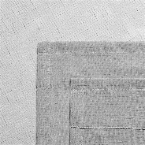 Buy Grey Linen Sheer Window Curtain Panel Pairs 108 Inches Extra Long ...
