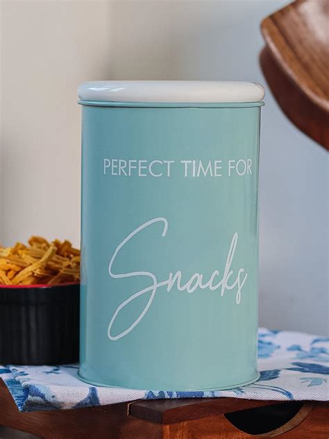 Metal Snacks Jar, Light Green Snacks Jar 900mL - Market99 – MARKET99