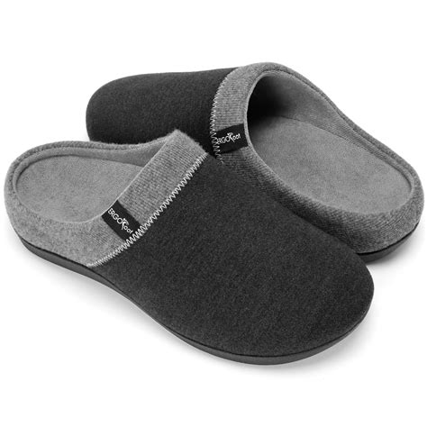 ERGOfoot Orthotic Slippers with Arch Support, Ideal for Plantar ...