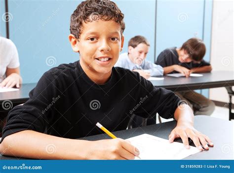 Student Eager to Learn stock image. Image of asian, exam - 31859283