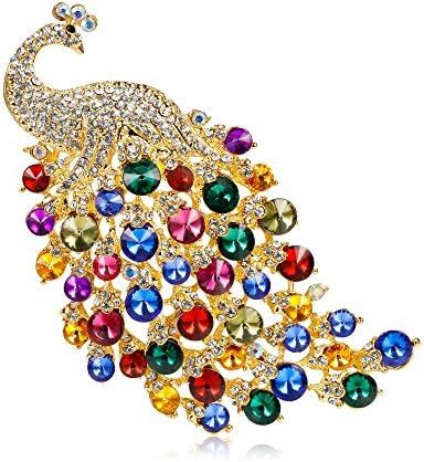 SYGA Brooch Pin Fashion Crystal Rhinestone Jewellery Pin Vintage ...