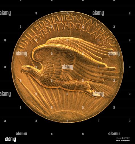20 dollars gold coin hi-res stock photography and images - Alamy
