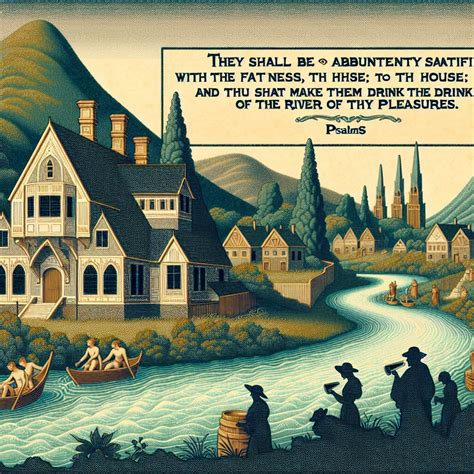 What does Psalms 36:8 mean? | Bible Art