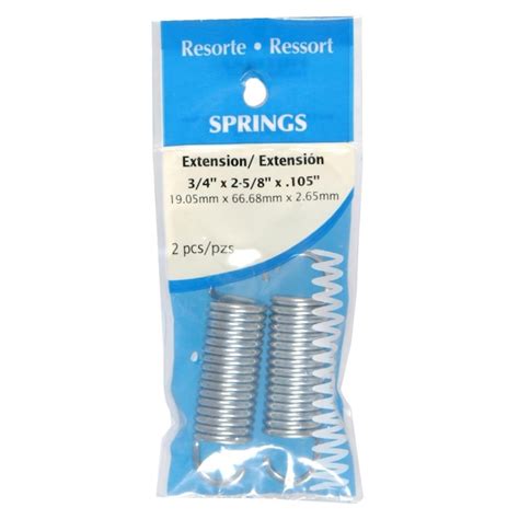 Hillman 2-Pack 2-3/5-in Zinc Gate Extension Spring 543033 at Lowes.com
