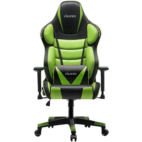 Buy Musso Contoured (Green) Gaming Chair Adults Racing Computer Gamer ...