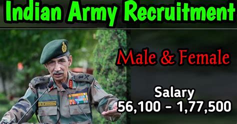 Indian Army SSC Tech Male & Female Recruitment