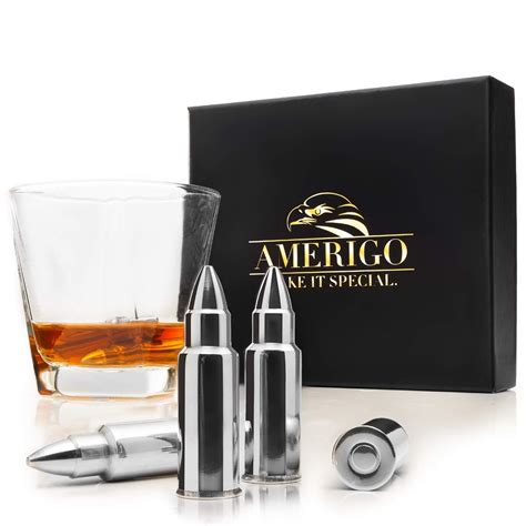 Buy Amerigo Whiskey Stones Bullets with High Cooling Technology ...