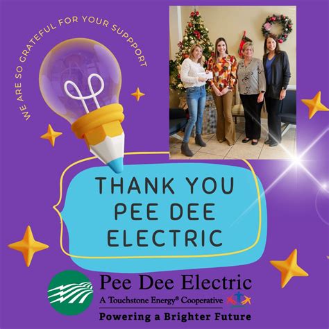 Thank you Pee Dee Electric, NC for your support year after year ...