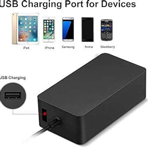 Laptrix for Microsoft Surface Pro 2 Charger 43W 12V 3.6A Portable ...