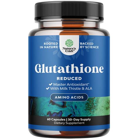 Natures Craftnatural Vore Mens And Womens Pure Antioxidant Glutathione ...