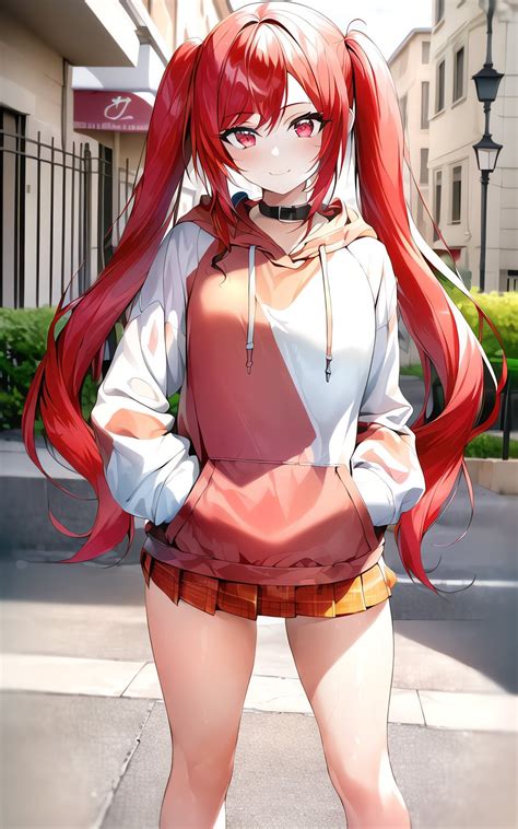 Red/White Hoodie : r/AnimeHoodies