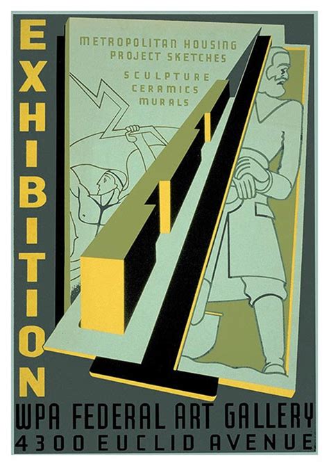 Vintage WPA Art Exhibition Poster Art Print Different Sizes Available ...