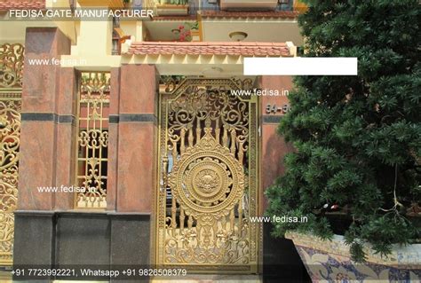 Main Gate Design Compound Design Gate Contemporary Metal Side Gates ...