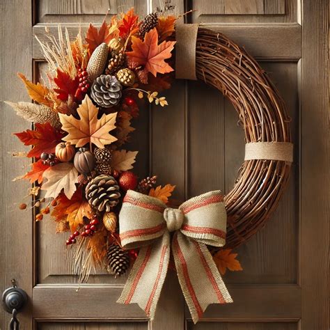 DIY Fall Wreath: Bring Autumn to Your Doorstep | Fall crafts, Fall ...