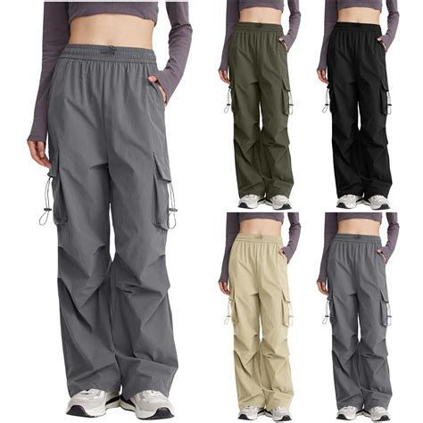 Ashirexll Wide Leg Pants Women, Winter Women Pants, Casual Hiking Thin ...