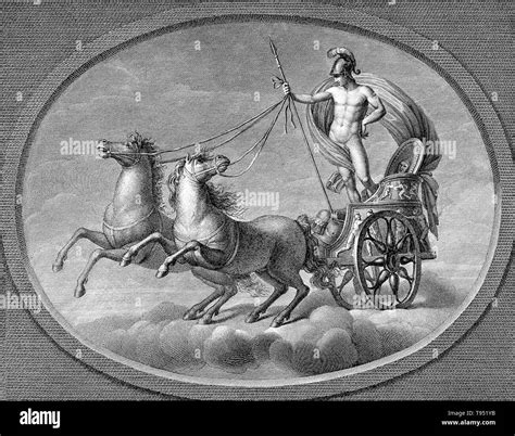 Roman God Mars Statue