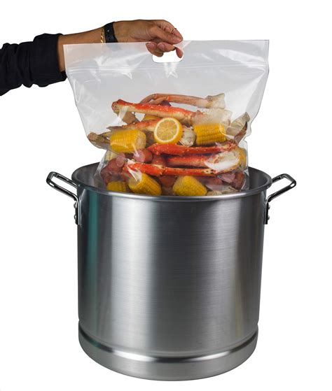 Amazon.com: Eselect 16" Seafood Boil & Steamer Bags - Pack of 25 ...